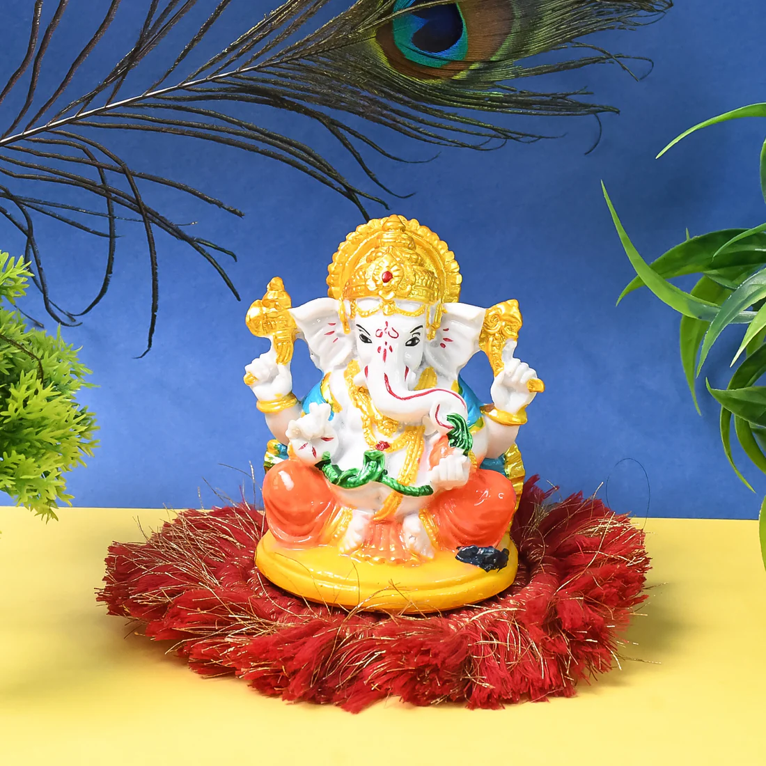 Lord Ganesha Idol Ganpati Statue Decorative Gift Showpiece