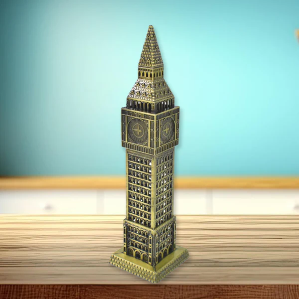 Big Ben London Clock Tower Miniature Metal Statue