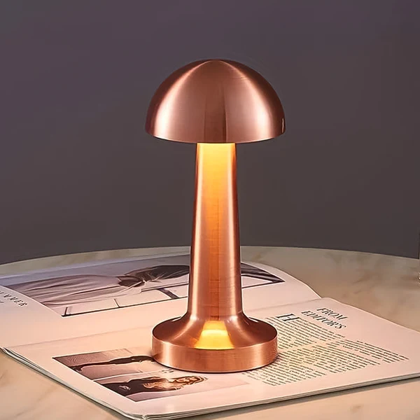 LED Lamp with Touch Control | Decorative Desk Lamp, Portable Metal LED Table Lamp