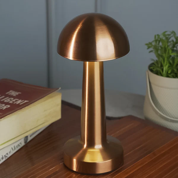 LED Lamp with Touch Control | Decorative Desk Lamp, Portable Metal LED Table Lamp