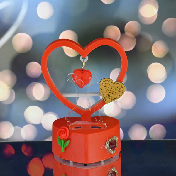Romantic Heart Shaped LED Light Showpiece