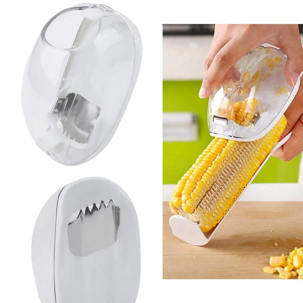 Magic Corn Remover Kernel Stripper with Steel Blade