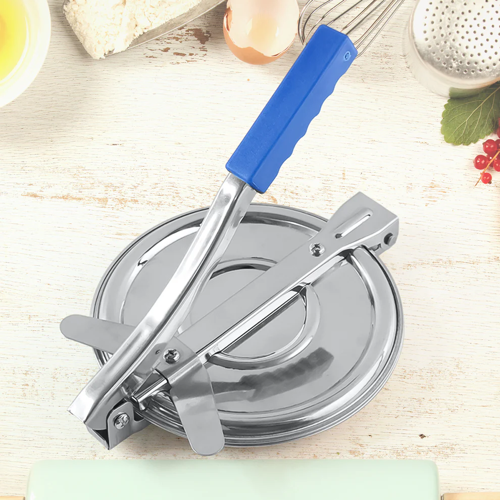 Stainless Steel Puri Press Maker Manual Roti Presser