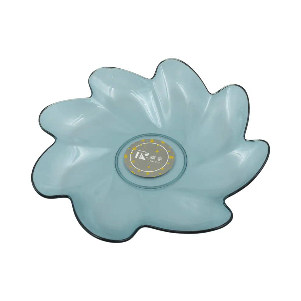 Flower Shape Kids Plastic Snack Plate