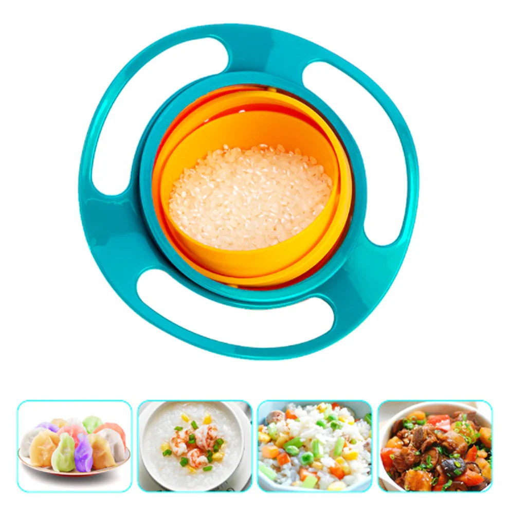 Rotating Baby Feeding Bowl For Toddlers