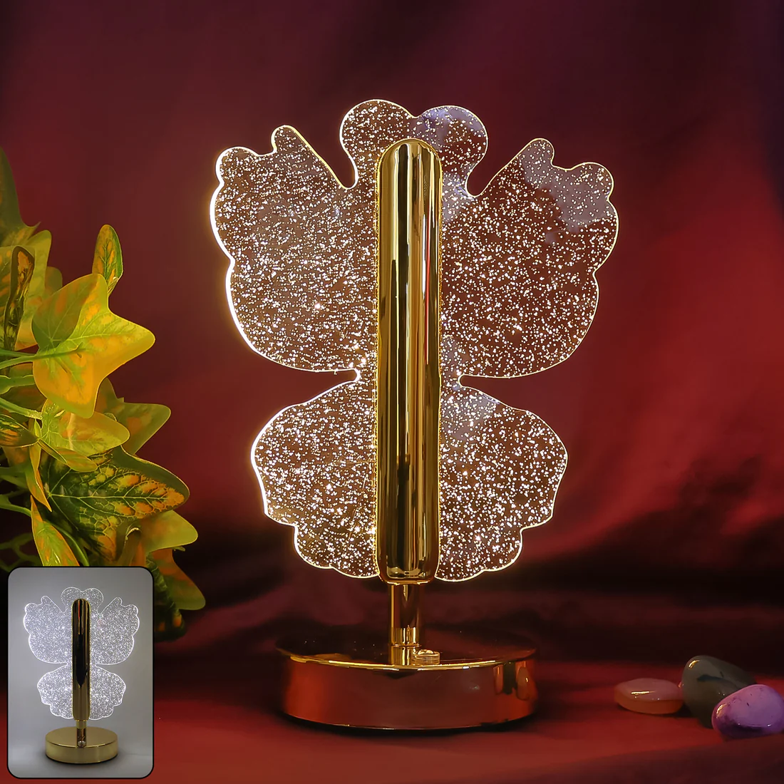 Luxury Crystal LED Table Lamp for Bedroo...