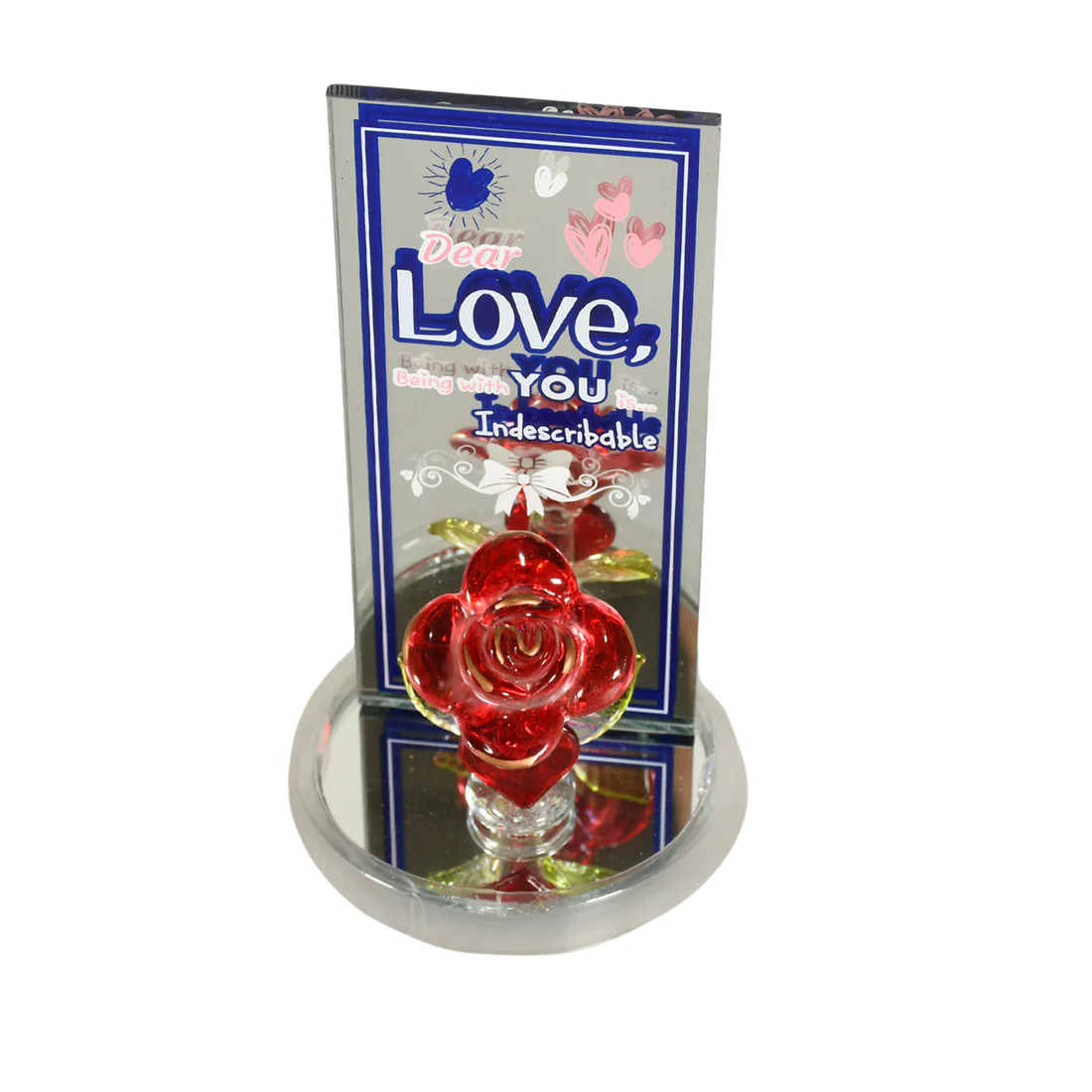 Lovely Rose Decorative Showpiece Romantic Gift
