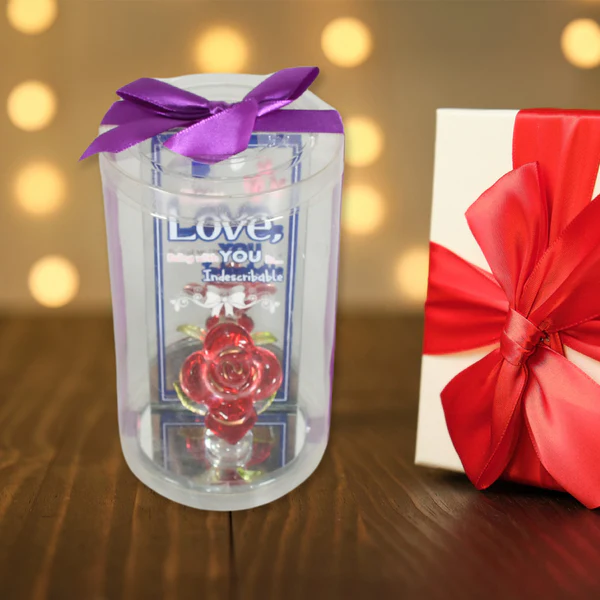 Lovely Rose Decorative Showpiece Romantic Gift