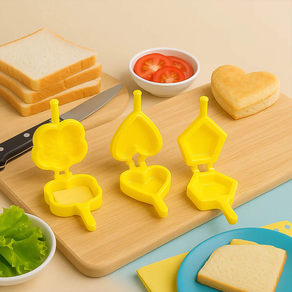 Plastic Cookie Cutter Mould Set for Baki...