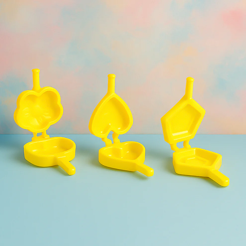 Plastic Cookie Cutter Mould Set for Baking 6 Pc