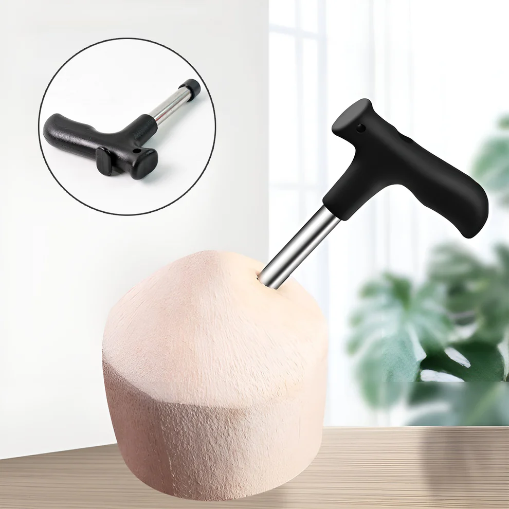 Supermom Coconut Opener Tool with Ergonomic Handle