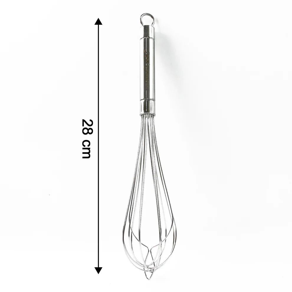 Apex Stainless Steel Medium Hand Whisk Kitchen Tool