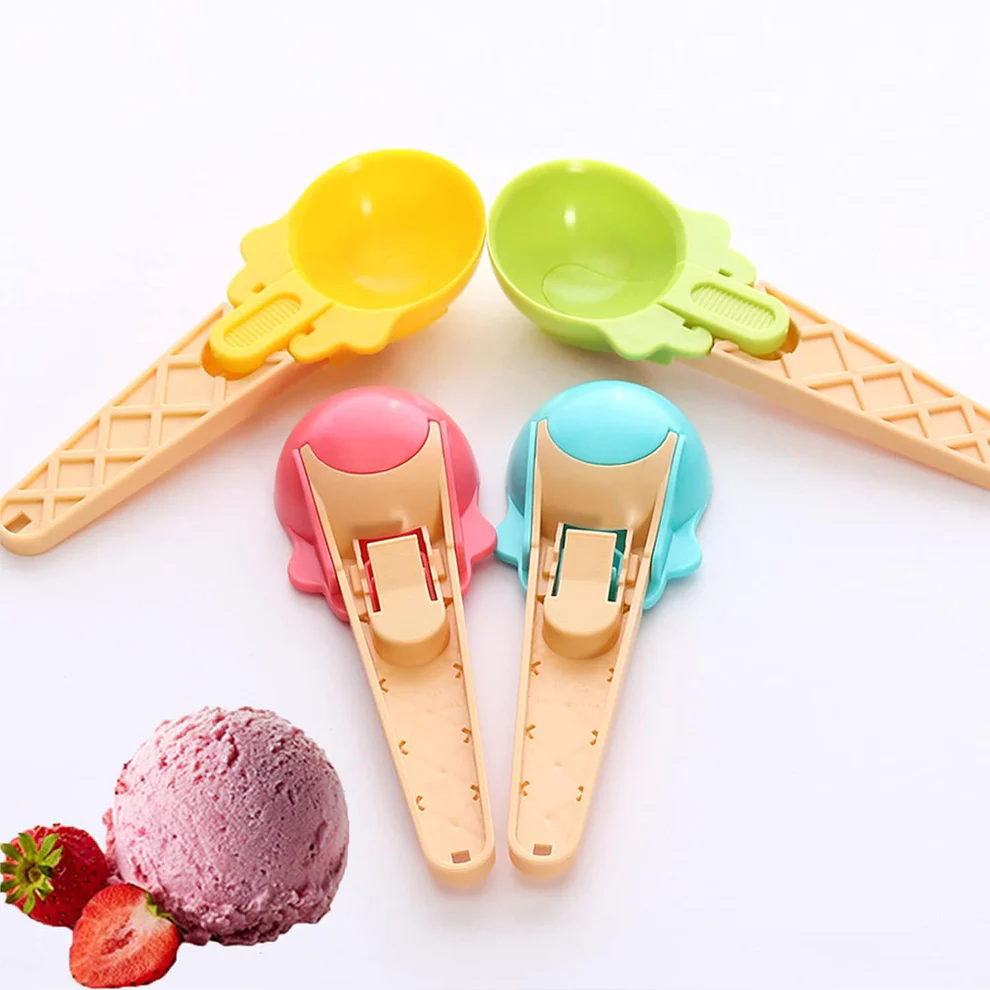 Plastic Ice Cream Watermelon Scooper wit...