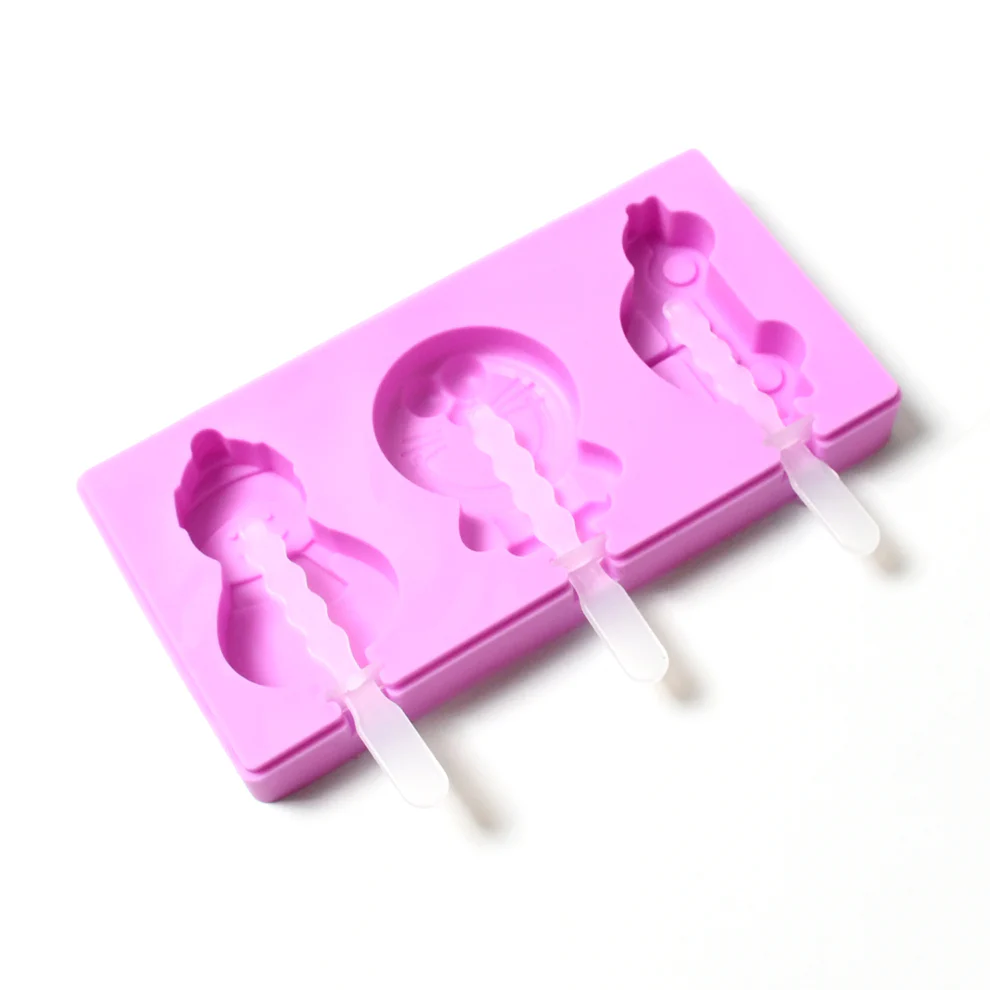 Silicone Popsicle Molds for Summer with Sticks & Lids