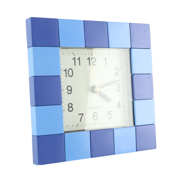Square Quartz Table Clock for Home Decor