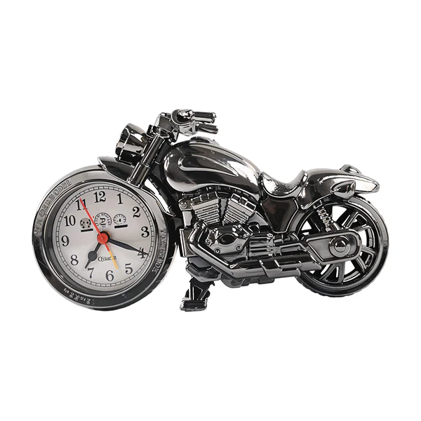 Motorcycle Design Table Alarm Clock for Home Decor