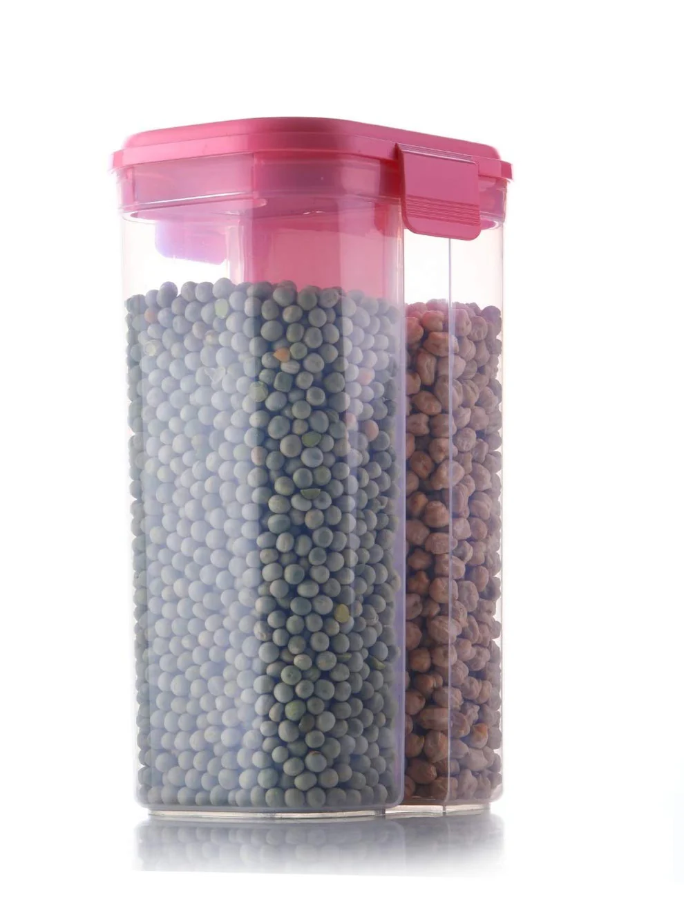 2 Section Airtight Grain Storage Container 2 Litre