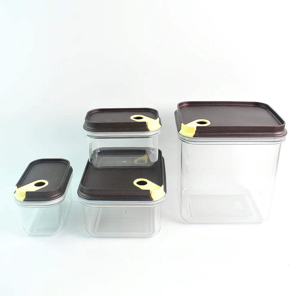 Push N Lock Airtight Food Container Set of 4