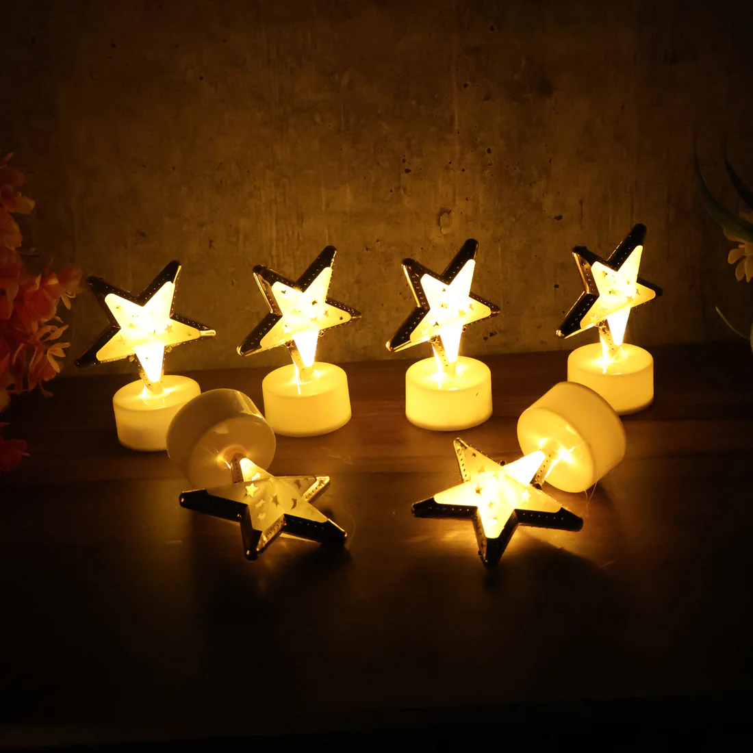 Star Shape Decorative Flameless LED Cand...