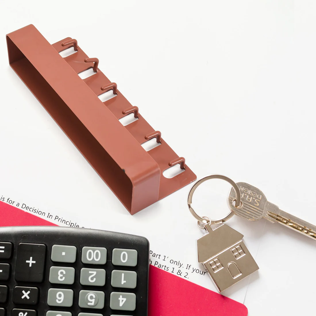 Multiuse Key Holder Stand with 6 Hooks for Home