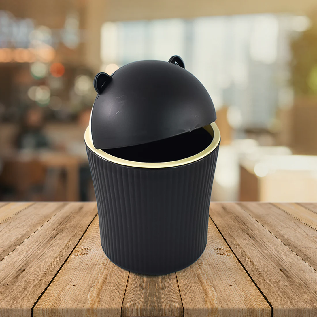 Apex Mini Tabletop Dustbin (1 Pc / 1200 ML / Mix Color)