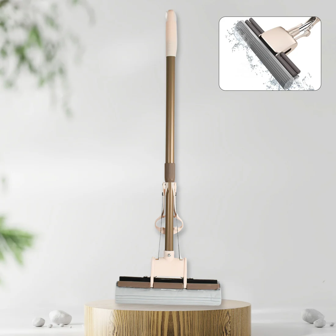 Super Absorbent Sponge Mop Self Cleaning...