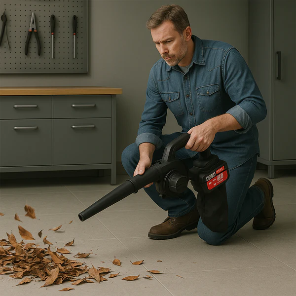 Multi Purpose Home Garden Air Blower Kit with Collection Bag