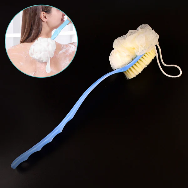 2 in 1 Bath Brush with Long Handle