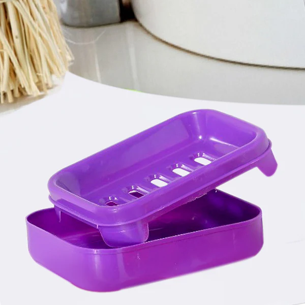 Covered Plastic Soap Case for Bathroom
