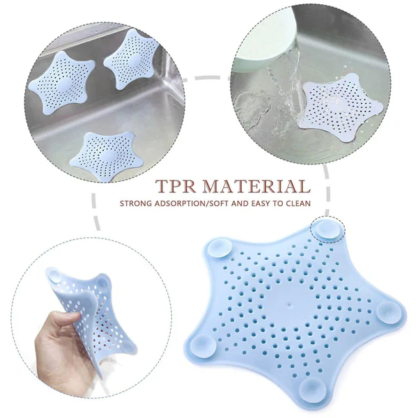Star Shape Drain Hair Catcher Strainer