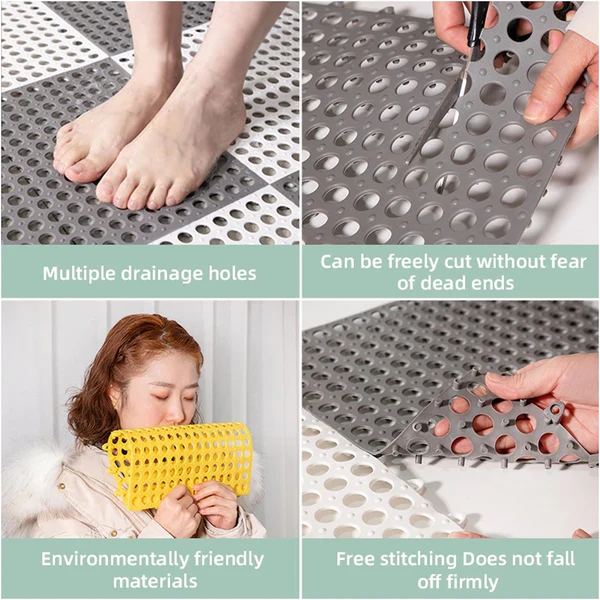 Anti Slip Bath Mat Set of 6