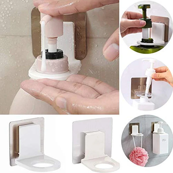 Wall Mounted Adhesive Shampoo Soap Hook