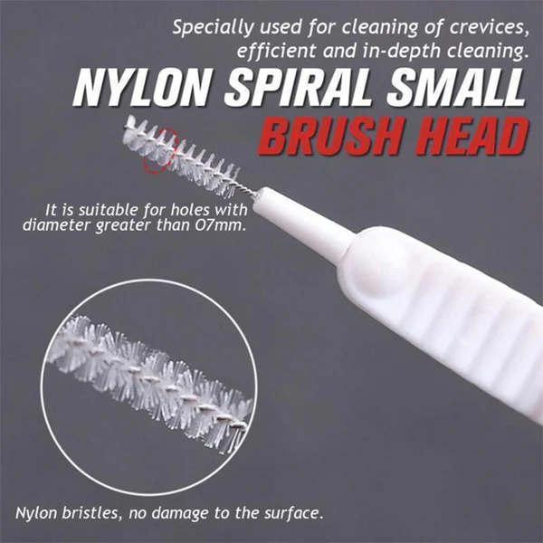 Reusable Anti Clog Shower Nozzle Cleaning Brush Set