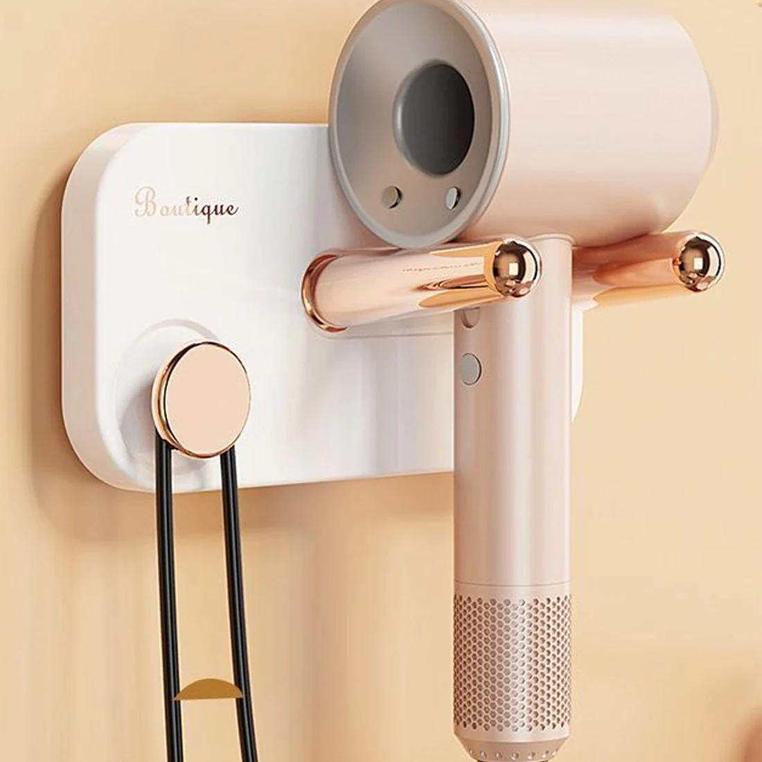 Wall Mount Hair Dryer Holder Self Adhesive