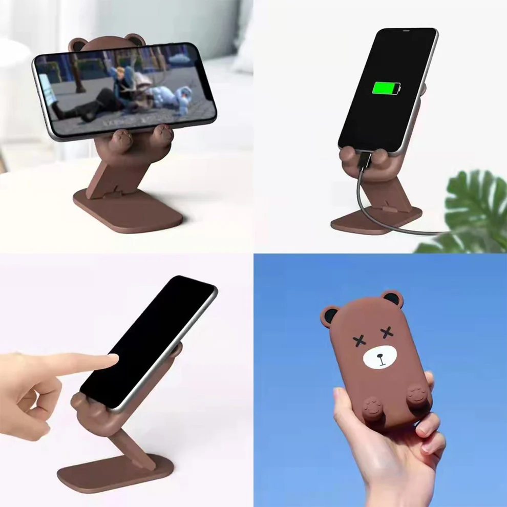 Cute Cartoon Multi Angle Foldable Mobile Stand
