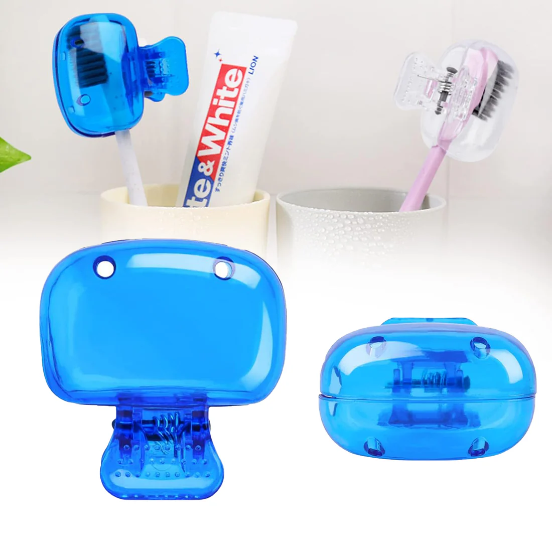 Plastic Toothbrush Head Cover Cap