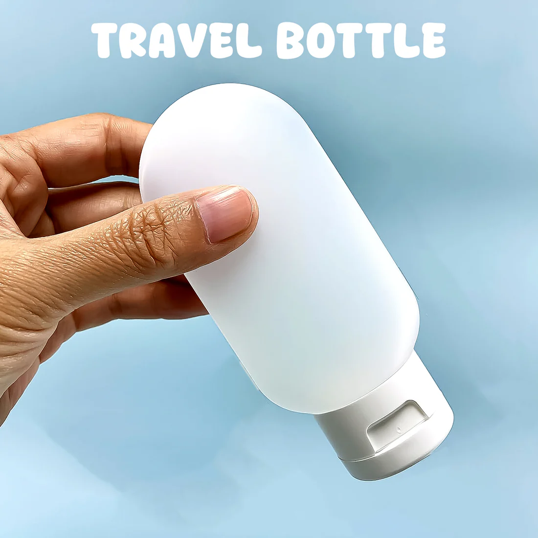 Small Plastic Travel Bottle Set 60 ml