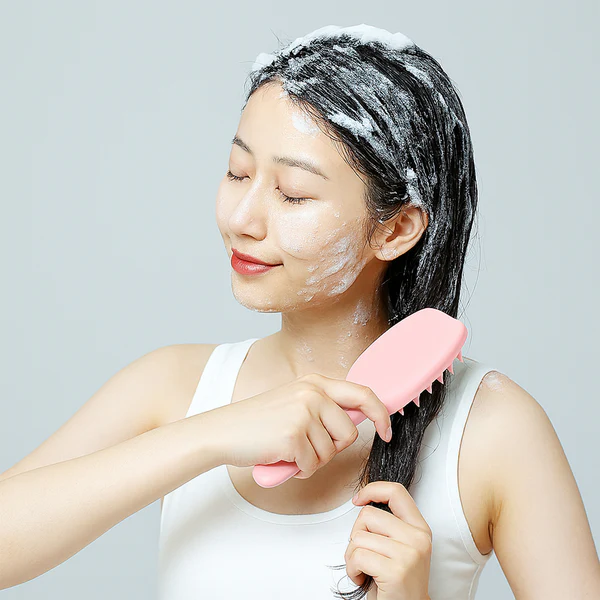Silicone Scalp Massager Shampoo Brush