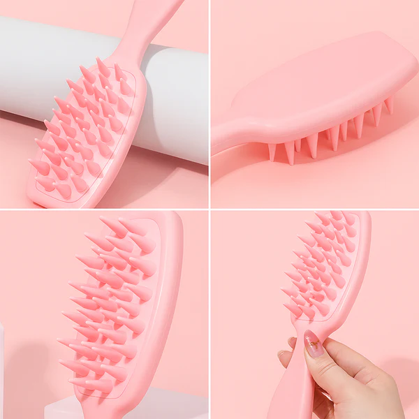 Silicone Scalp Massager Shampoo Brush