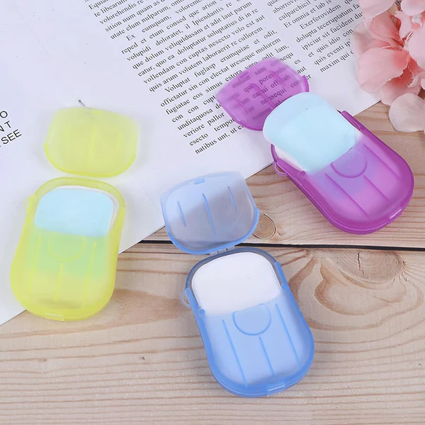 Travel Paper Soap Sheets with Mini Box