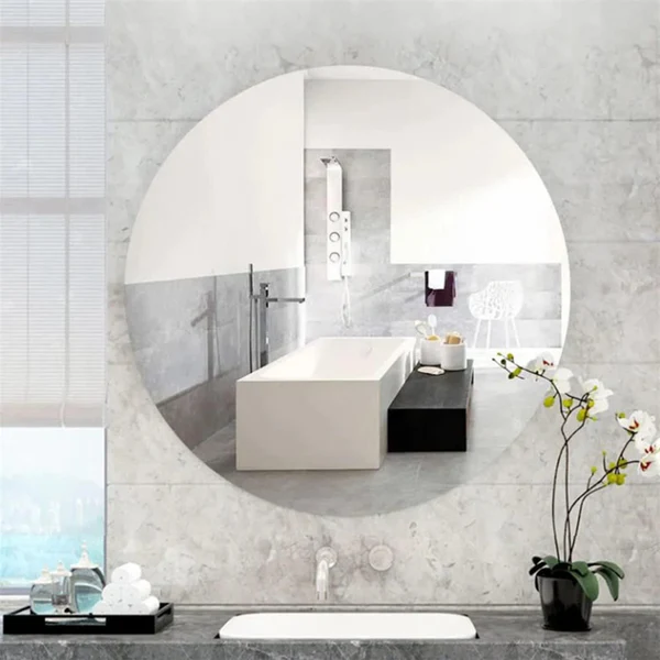 Plastic Square 3D Mirror Wall Sticker