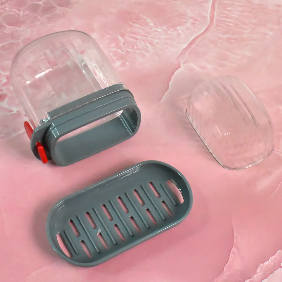 Multipurpose Soap Box Holder with Transparent Lid