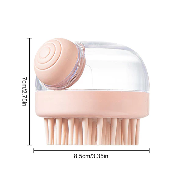 Silicone Head Scalp Massager Shampoo Brush