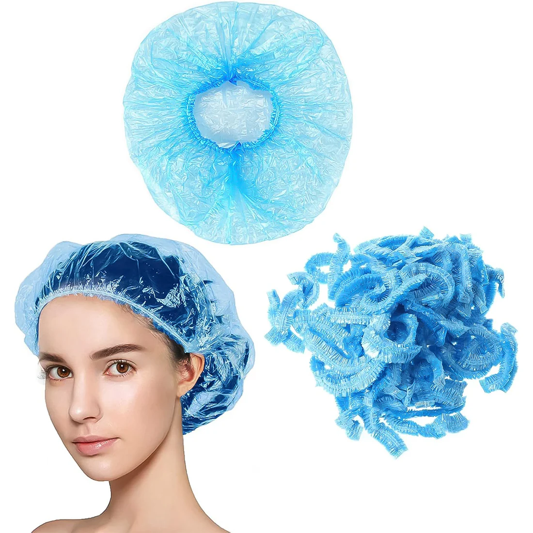 Disposable Waterproof Shower Cap Pack of...