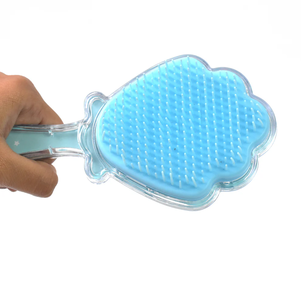 Cartoon Hair Brush Massage Shower Comb Blur Wet Salon (1 Pc ), Hair accessories