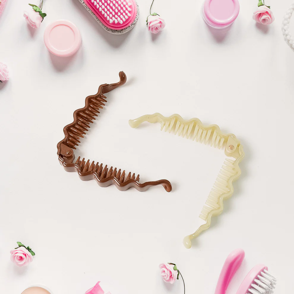 Plastic Hair Claw Clips Strong Clips (1 Pc / Mix Color), Hair accessories