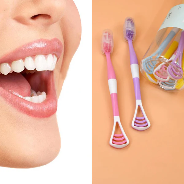 2 in 1 Toothbrush Case Set for Family Use