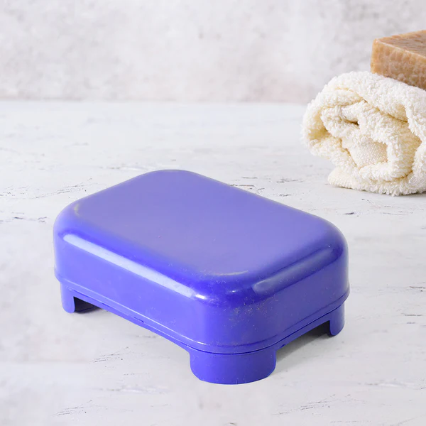 Rectangular Premium Blue Plastic Soap Case