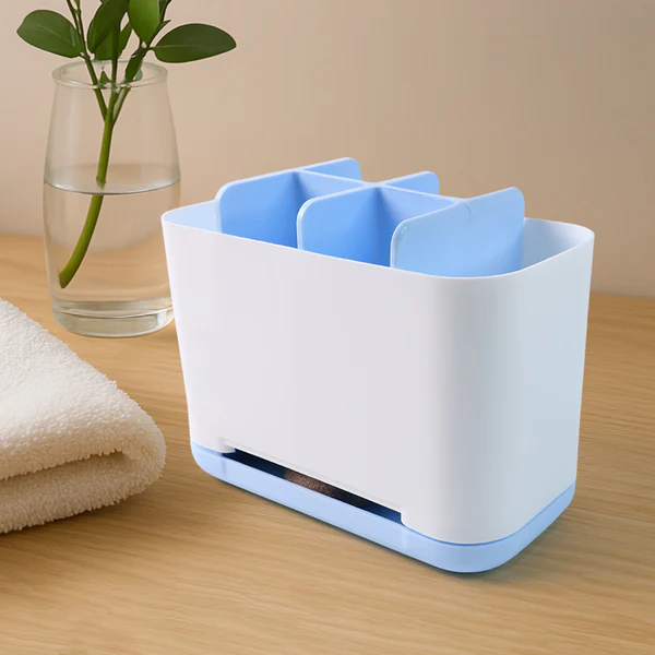 6 Compartment Multipurpose Organizer Toothbrush Holder