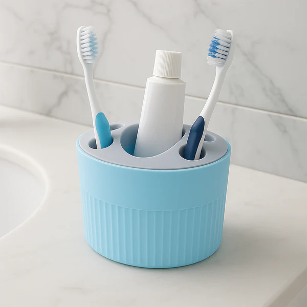 Multipurpose Bathroom Toothbrush Utility Holder Stand